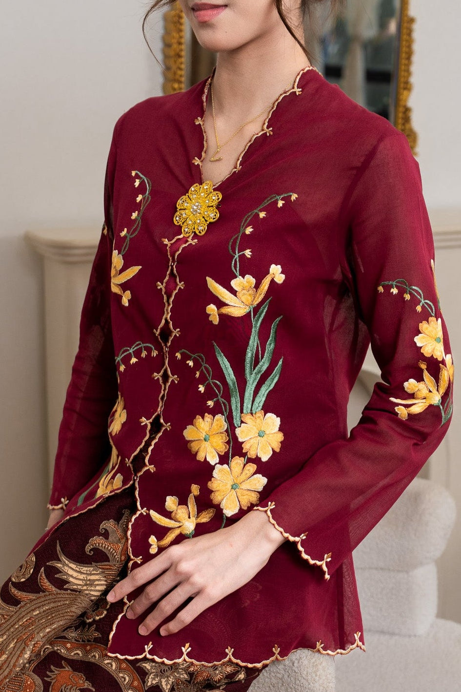 Soraya Kebaya Set in Red