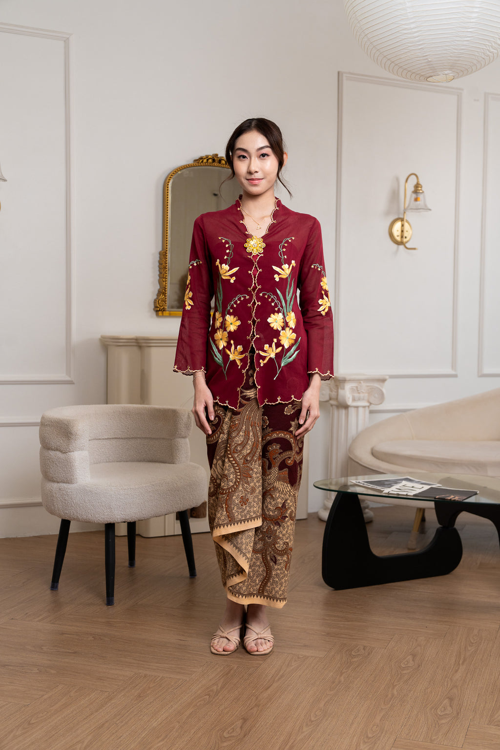 Soraya Kebaya Set in Red