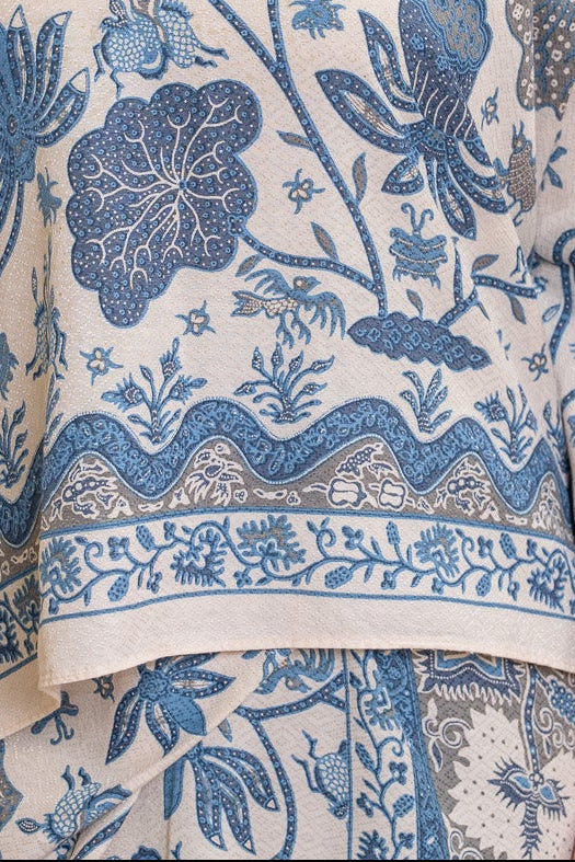 Aliya Kurung Set in Blue