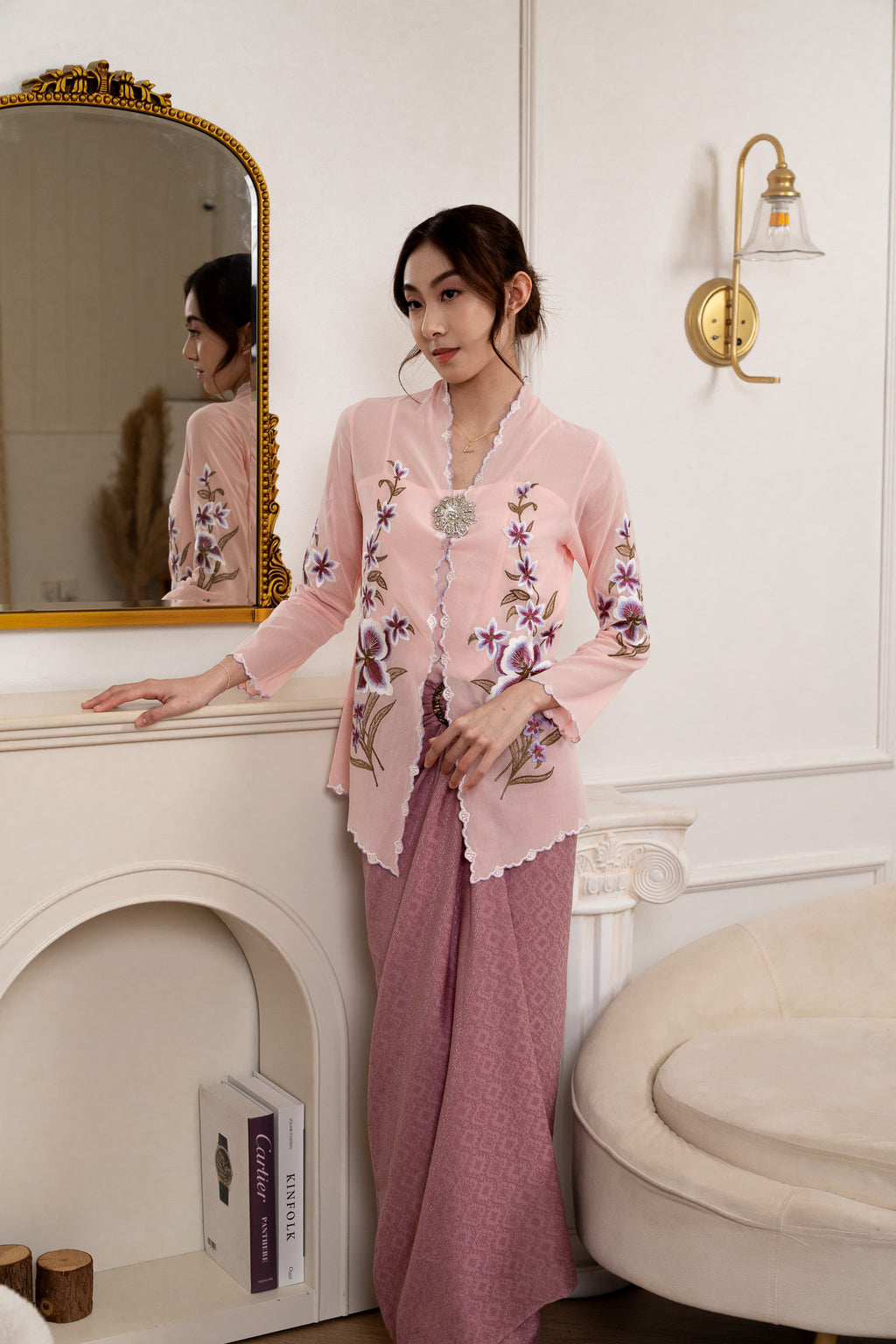 Serena Pareo Skirt in Pink